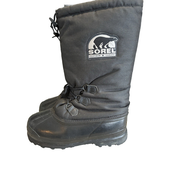 Sorel Kaufman Canada Glacier Men's Snow Boots Size 11 Waterproof 16" tall - Picture 1 of 8